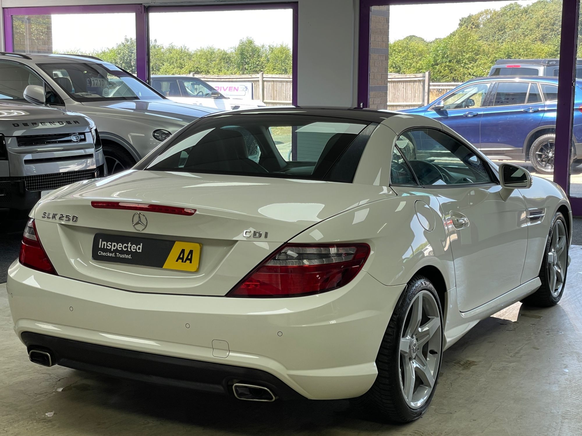 USED 2013 13 MERCEDES-BENZ SLK 2.1 SLK250 CDI AMG Sport Convertible 2dr Diesel G-Tronic+ Euro 5 (s/s) (204 ps) 