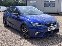 USED 2020 20 SEAT IBIZA 1.0 TSI FR Sport Hatchback 5dr Petrol Manual Euro 6 (s/s) GPF (115 ps) 1 FORMER KEEPER, APPLE CAR PLAY