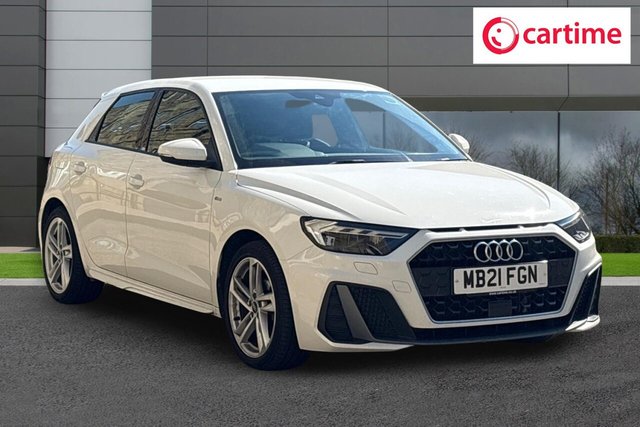 View our Audi A1 1.0 TFSI 25 S line Sportback 5dr Petrol Manual Euro 6 (s/s) (95 ps) Rear Parking Sensors, Audi Smartphone Interface, LED Interior Light Pack, Luggage Compartment Pack, 17In Alloys