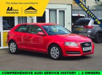 USED 2012 12 AUDI A3 1.8 TFSI Hatchback 3dr Petrol S Tronic Euro 5 (160 ps) Comprehensive AUDI Service History  |  Only 2 Owners From Brand New  |  Set of 2 Keys