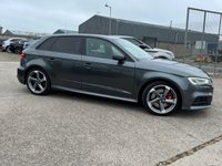 USED 2017 17 AUDI S3 2.0 TFSI Black Edition Sportback 5dr Petrol Manual quattro Euro 6 (s/s) (310 ps) 