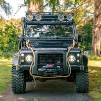 USED 2008 08 LAND ROVER DEFENDER 110 2.4 TDCi Pickup Double Cab 4dr Diesel Manual 4WD MWB Euro 4 (122 bhp) Ultimate Spectre-Inspired Defender.