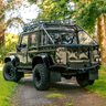USED 2008 08 LAND ROVER DEFENDER 110 2.4 TDCi Pickup Double Cab 4dr Diesel Manual 4WD MWB Euro 4 (122 bhp) Ultimate Spectre-Inspired Defender.