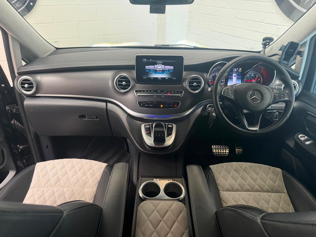 USED 2018 67 MERCEDES-BENZ V CLASS 2.2 V250d AMG Line G-Tronic+ Euro 6 (s/s) 5dr 8 Seat XLWB Â£30k+VAT|MONACO VIP CONVERSION
