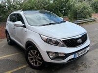 USED 2014 14 KIA SPORTAGE 2.0 CRDi KX-2 SUV 5dr Diesel Auto AWD Euro 5 (134 bhp) PANORAMIC ROOF & BLUETOOTH