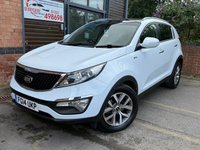 USED 2014 14 KIA SPORTAGE 2.0 CRDi KX-2 SUV 5dr Diesel Auto AWD Euro 5 (134 bhp) PANORAMIC ROOF & BLUETOOTH