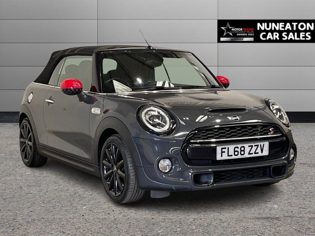 USED 2018 68 MINI CONVERTIBLE 2.0 Cooper S Convertible 2dr Petrol Manual Euro 6 (s/s) (192 ps) Full LED Lighting