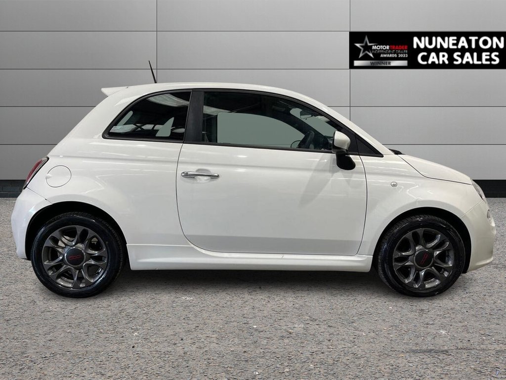 USED 2014 64 FIAT 500 1.2 S Hatchback 3dr Petrol Manual Euro 6 (s/s) (69 bhp) BLACK LEATHER TRIMMED INTERIOR