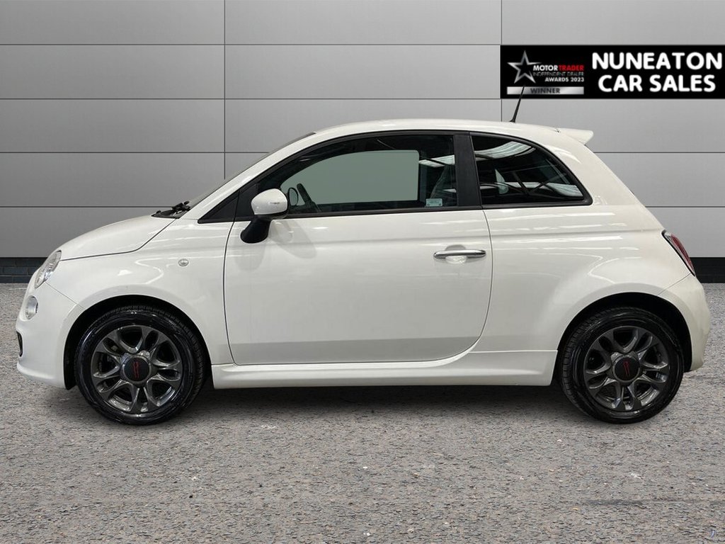 USED 2014 64 FIAT 500 1.2 S Hatchback 3dr Petrol Manual Euro 6 (s/s) (69 bhp) BLACK LEATHER TRIMMED INTERIOR