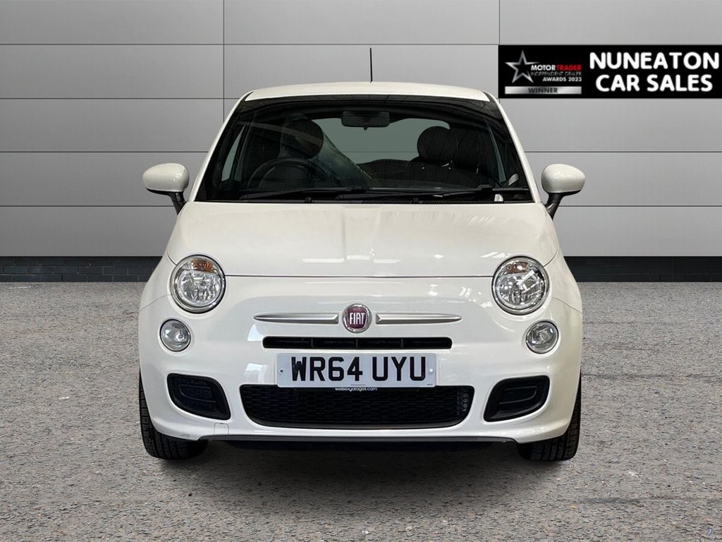 USED 2014 64 FIAT 500 1.2 S Hatchback 3dr Petrol Manual Euro 6 (s/s) (69 bhp) BLACK LEATHER TRIMMED INTERIOR