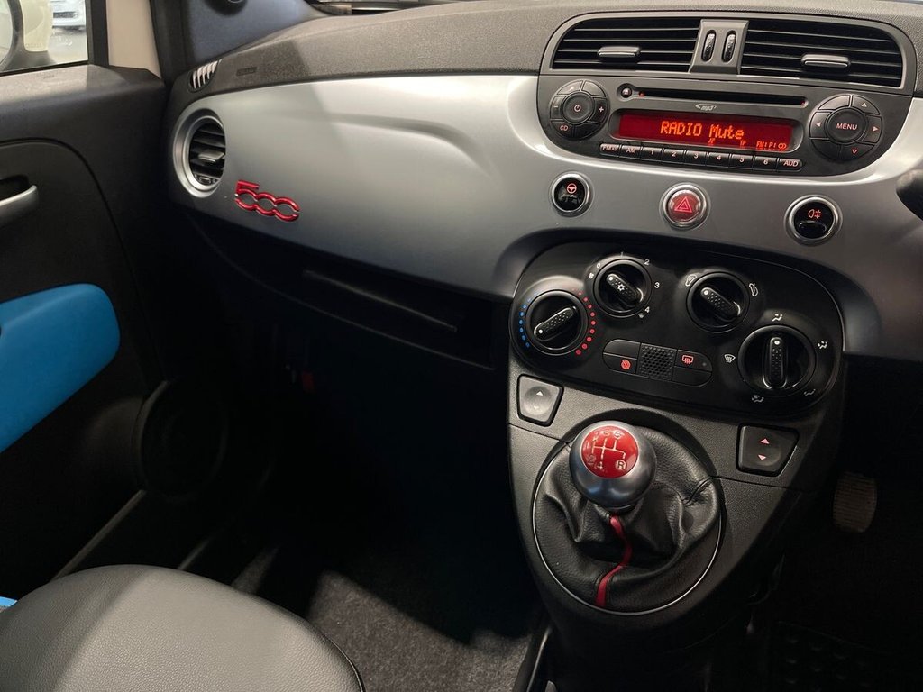 USED 2014 64 FIAT 500 1.2 S Hatchback 3dr Petrol Manual Euro 6 (s/s) (69 bhp) BLACK LEATHER TRIMMED INTERIOR