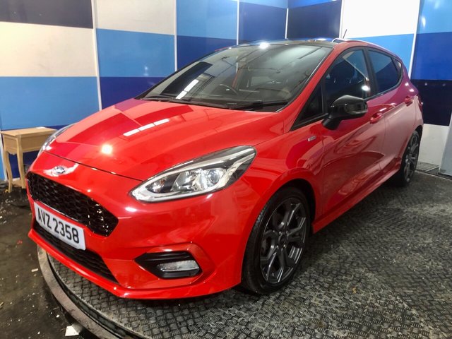 View our Ford Fiesta 1.0T EcoBoost GPF ST-Line X Hatchback 5dr Petrol Auto Euro 6 (s/s) (100 ps)