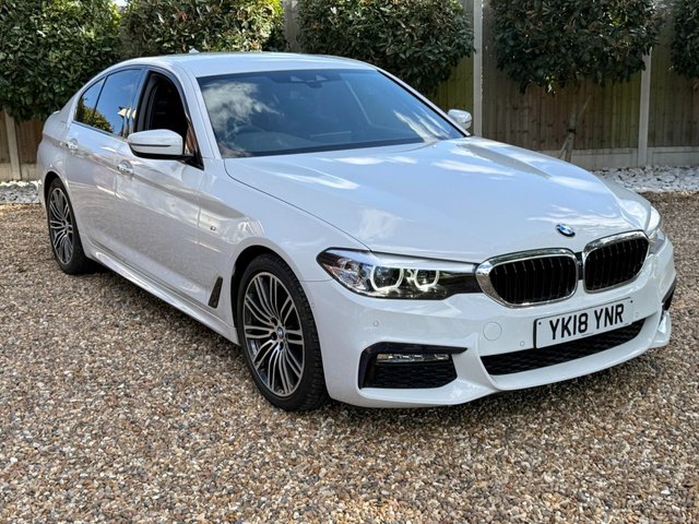2018 18 BMW 5 SERIES 2.0 520i GPF M Sport Saloon 4dr Petrol Auto Euro 6 (s/s) (184 ps) 