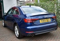 USED 2015 65 AUDI A4 2.0TFSi S-LINE SALOON S-TRONIC AUTO 187 BHP (EURO 6) Apple CarPlay / Sunroof / Cruise