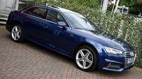 USED 2015 65 AUDI A4 2.0TFSi S-LINE SALOON S-TRONIC AUTO 187 BHP (EURO 6) Apple CarPlay / Sunroof / Cruise