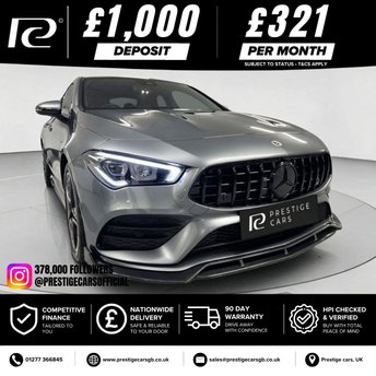 2023 MERCEDES-BENZ CLA 1.3 CLA200 AMG Line (Premium) Coupe 4dr Petrol 7G-DCT Euro 6 (s/s) (163 ps) &pound;21990.00