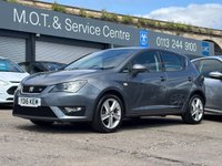 USED 2016 16 SEAT IBIZA 1.2 TSI FR Hatchback 5dr Petrol Manual Euro 6 (90 ps) SAT NAV + CAR PLAY + CRUISE + LOW TAX + FR TSI + FSH