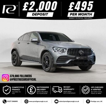 2022 MERCEDES-BENZ GLC 2.0 GLC220d AMG Line Coupe 5dr Diesel G-Tronic+ 4MATIC Euro 6 (s/s) (194 ps) &pound;30990.00