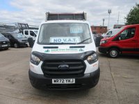 USED 2022 72 FORD TRANSIT 2.0 350 EcoBlue Leader Chassis Double Cab 4dr Diesel Manual RWD L3 Euro 6 (s/s) (130 ps) FORD TRANSIT CREW CAB TIPPER 72 PLATE 2022 YEAR NO VAT