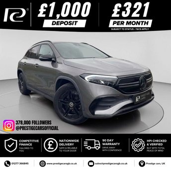 2022 MERCEDES-BENZ EQA EQA 350 66.5kWh AMG Line SUV 5dr Electric Auto 4MATIC (292 ps) &pound;19990.00