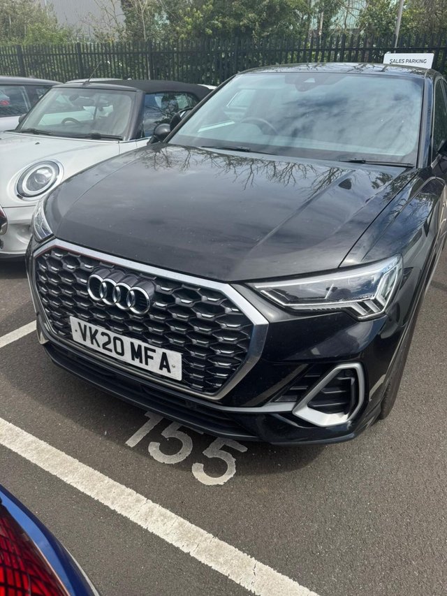 View our Audi Q3 1.5 TFSI CoD 35 S line Sportback 5dr Petrol S Tronic Euro 6 (s/s) (150 ps)