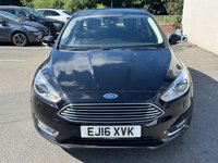 USED 2016 16 FORD FOCUS 1.0T EcoBoost Titanium X Hatchback 5dr Petrol Manual Euro 6 (s/s) (125 ps) FULL SERVICE HISTORY -- &pound;20 TAX -- HEATED SEATS -- LEATHER -- SAT NAV -- CAMERA