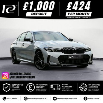 2023 BMW 3 SERIES 2.0 330e 12kWh M Sport Saloon 4dr Petrol Plug-in Hybrid Auto Euro 6 (s/s) (292 ps) &pound;26490.00