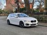 USED 2018 18 BMW 1 SERIES 1.5 118i M Sport Shadow Edition Hatchback 5dr Petrol Manual Euro 6 (s/s) (136 ps) LEATHER, ALPINE WHITE, REAR SENSORS