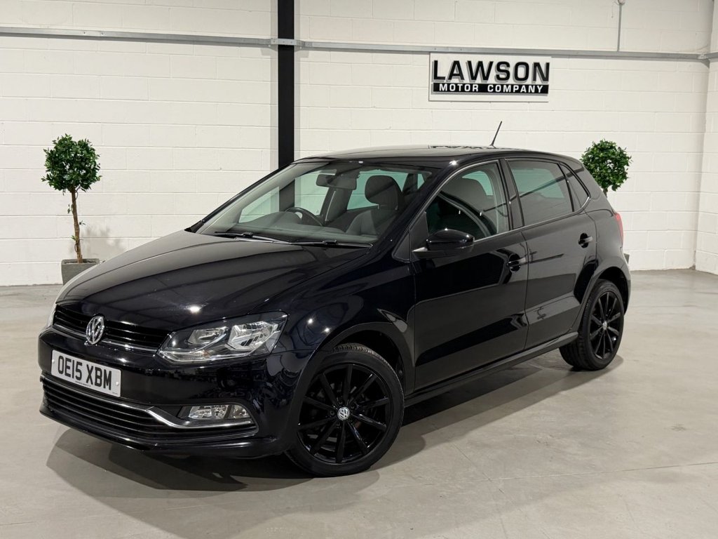 USED 2015 15 VOLKSWAGEN POLO 1.2 TSI BlueMotion Tech SE Design Hatchback 5dr Petrol Manual Euro 6 (s/s) (90 ps) 