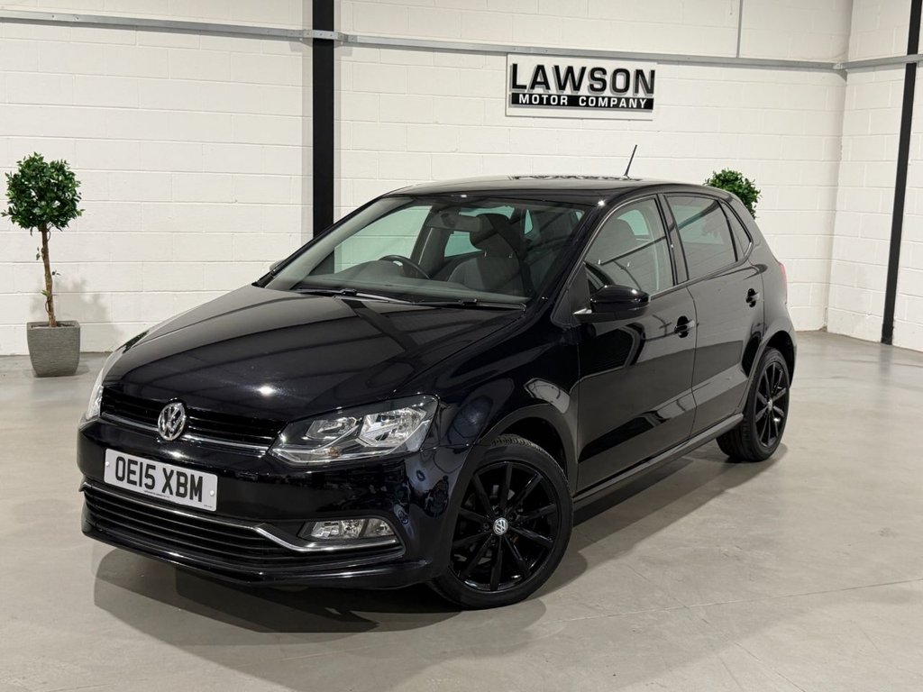 USED 2015 15 VOLKSWAGEN POLO 1.2 TSI BlueMotion Tech SE Design Hatchback 5dr Petrol Manual Euro 6 (s/s) (90 ps) 