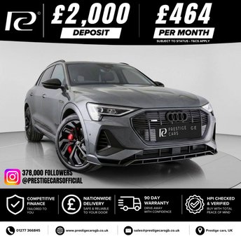 2023 AUDI E-TRON 50 Black Edition SUV 5dr Electric Auto quattro 71.2kWh (11kW Charger) (313 ps) &pound;28990.00