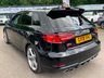USED 2018 18 AUDI S3 2.0 TFSI Black Edition Sportback 5dr Petrol S Tronic quattro Euro 6 (s/s) (310 ps) Htd Lthr - Digital Dash - Nav