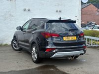USED 2016 16 HYUNDAI SANTA FE 2.2 CRDi Blue Drive Premium SE SUV 5dr Diesel Auto 4WD Euro 6 (s/s) (7 Seat) (200 ps) THIS AUTOMATIC 7 SEATER FAMILY CAR COMES WITH AN MOT UNTIL MARCH 2027, COMPREHENSIVE SERVICE HISTORY, SAT NAV, FULL LEATHER INTERIOR