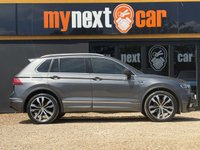 USED 2020 20 VOLKSWAGEN TIGUAN 2.0 TDI R-Line Tech SUV 5dr Diesel Manual Euro 6 (s/s) (150 ps) VOLKSWAGEN TIGUAN R LINE 2.0 TDI + GREAT SPECIFICATION + TILT & SLIDE PANORAMIC ROOF + PART LEATHER R LINE SEATS + AREA VIEW WITH PARK ASSIST + AMBIENT LIGHTING + ADAPTIVE CRUISE CONTROL + 20" R LINE ALLOYS + 6 SPEED MANUAL + HEATED FRONT SEATS + RAIN SENSING WIPERS + LANE ASSIST + INDIUM GREY EXTERIOR + MANY MORE EXTRAS   12 MONTH MOT + 6 MONTH WARRANTY + PART EXCHANGE WELCOME + NATIONWIDE DELIVERY AVAILABLE