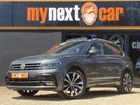 USED 2020 20 VOLKSWAGEN TIGUAN 2.0 TDI R-Line Tech SUV 5dr Diesel Manual Euro 6 (s/s) (150 ps) VOLKSWAGEN TIGUAN R LINE 2.0 TDI + GREAT SPECIFICATION + TILT & SLIDE PANORAMIC ROOF + PART LEATHER R LINE SEATS + AREA VIEW WITH PARK ASSIST + AMBIENT LIGHTING + ADAPTIVE CRUISE CONTROL + 20" R LINE ALLOYS + 6 SPEED MANUAL + HEATED FRONT SEATS + RAIN SENSING WIPERS + LANE ASSIST + INDIUM GREY EXTERIOR + MANY MORE EXTRAS   12 MONTH MOT + 6 MONTH WARRANTY + PART EXCHANGE WELCOME + NATIONWIDE DELIVERY AVAILABLE