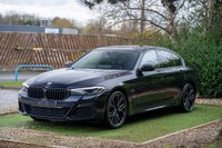 USED 2022 72 BMW 5 SERIES 2.0 530e 12kWh M Sport Saloon 4dr Petrol Plug-in Hybrid Steptronic Euro 6 (s/s) (292 ps) HEATED LEATHER, CARPLAY R/CAM