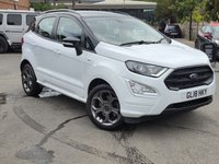 USED 2018 18 FORD ECOSPORT 1.0T EcoBoost ST-Line SUV 5dr Petrol Auto Euro 6 (s/s) (125 ps) FULL SERVICE - REVERSE CAMERA