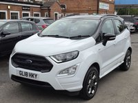USED 2018 18 FORD ECOSPORT 1.0T EcoBoost ST-Line SUV 5dr Petrol Auto Euro 6 (s/s) (125 ps) FULL SERVICE - REVERSE CAMERA
