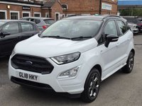 USED 2018 18 FORD ECOSPORT 1.0T EcoBoost ST-Line SUV 5dr Petrol Auto Euro 6 (s/s) (125 ps) FULL SERVICE - REVERSE CAMERA