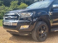 USED 2019 19 FORD RANGER 2.2 TDCi Limited 1 Pickup Double Cab 4dr Diesel Manual 4WD Euro 5 (s/s) (Eco Axle) (160 ps) 