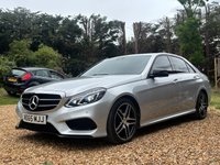 USED 2015 65 MERCEDES-BENZ E CLASS 2.1 E220 BlueTEC AMG Night Edition Saloon 4dr Diesel G-Tronic+ Euro 6 (s/s) (177 ps) 