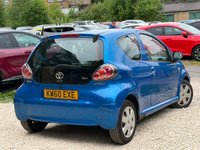 USED 2010 60 TOYOTA AYGO 1.0 VVT-i Blue Euro 4 3dr MOT OCT 2026-HPI CLEAR-2 KEYS