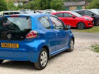USED 2010 60 TOYOTA AYGO 1.0 VVT-i Blue Euro 4 3dr MOT OCT 2026-HPI CLEAR-2 KEYS