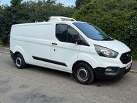 USED 2023 23 FORD TRANSIT CUSTOM 2.0 300 EcoBlue Leader L2 H1 Euro 6 (130 ps) LWB LOW ROOF FRIDGE CHILLER VAN OVERNIGHT STANDBY+1 OWNER+