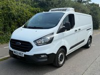USED 2023 23 FORD TRANSIT CUSTOM 2.0 300 EcoBlue Leader L2 H1 Euro 6 (130 ps) LWB LOW ROOF FRIDGE CHILLER VAN OVERNIGHT STANDBY+1 OWNER+