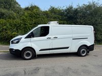 USED 2023 23 FORD TRANSIT CUSTOM 2.0 300 EcoBlue Leader L2 H1 Euro 6 (130 ps) LWB LOW ROOF FRIDGE CHILLER VAN OVERNIGHT STANDBY+1 OWNER+