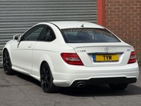 USED 2015 15 MERCEDES-BENZ C CLASS 2.1 C220 CDI AMG Sport Edition Coupe 2dr Diesel G-Tronic+ Euro 5 (s/s) (170 ps) WHITE+CLEANEXAMPLE+LOADED