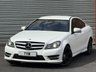 USED 2015 15 MERCEDES-BENZ C CLASS 2.1 C220 CDI AMG Sport Edition Coupe 2dr Diesel G-Tronic+ Euro 5 (s/s) (170 ps) WHITE+CLEANEXAMPLE+LOADED