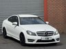 USED 2015 15 MERCEDES-BENZ C CLASS 2.1 C220 CDI AMG Sport Edition Coupe 2dr Diesel G-Tronic+ Euro 5 (s/s) (170 ps) WHITE+CLEANEXAMPLE+LOADED