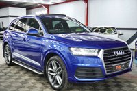 USED 2017 67 AUDI Q7 3.0 TDI V6 S line SUV 5dr Diesel Tiptronic quattro Euro 6 (s/s) (272 ps) 21" WHEELS! PAN ROOF!
